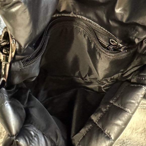 Think Royln - Puffer Gunmetal Shoulder Bag - EUC - Picture 6 of 11